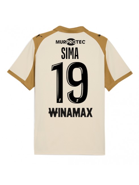 Moški Nogometna dresi replika RC Lens Abdallah Sima #19 Tretji 2025-26 Kratek rokav Moški Nogometna dresi replika RC Lens Abdallah Sima #19 Tretji 2025-26 Kratek rokav